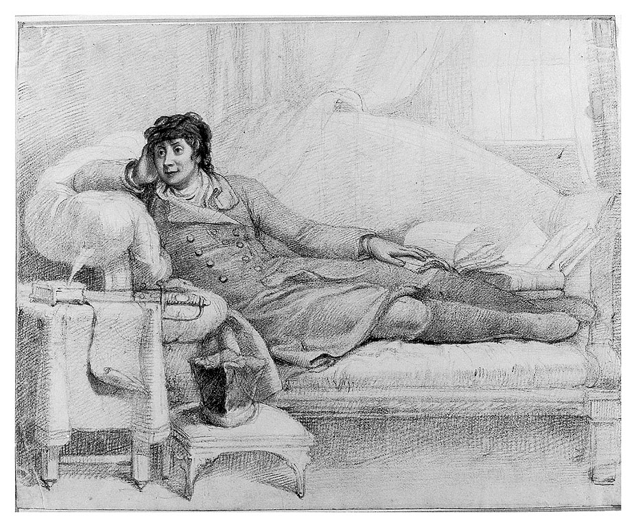 Il generale Kosciuszko, figura maschile distesa (disegno, opera isolata) di Cosway Richard (sec. XVIII)