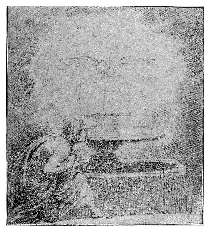 San Giovanni Evangelista (disegno, opera isolata) di Cosway Richard (sec. XIX)