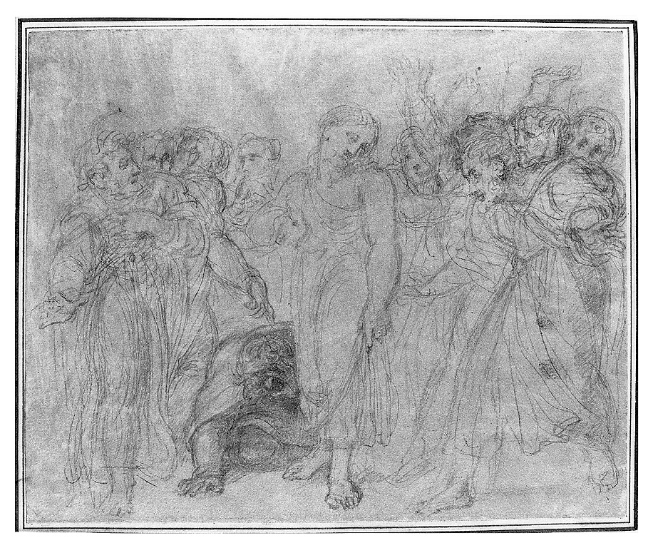 cattura di Cristo (disegno, opera isolata) di Cosway Richard (sec. XIX)