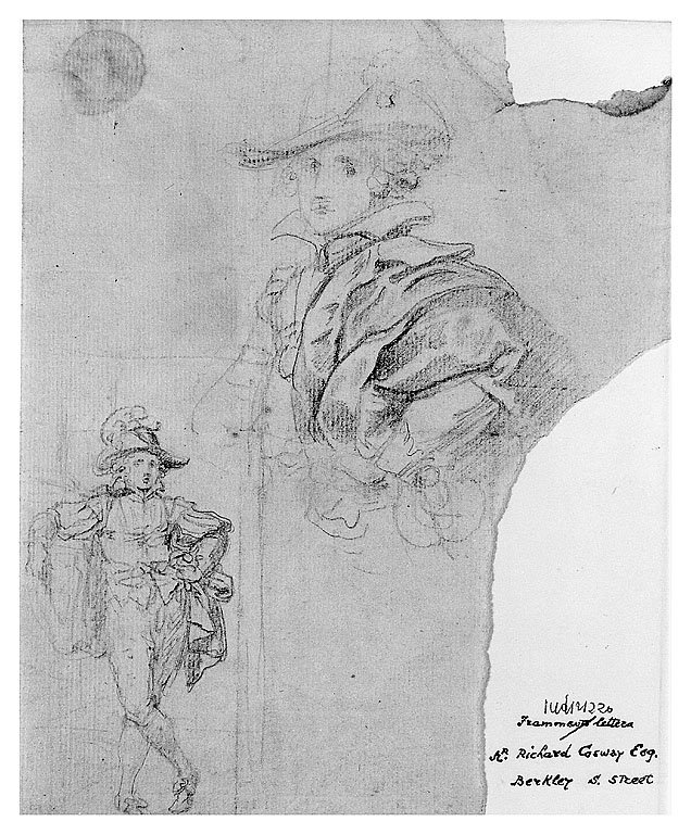 ritratto d'uomo (disegno, opera isolata) di Cosway Richard (sec. XVIII)