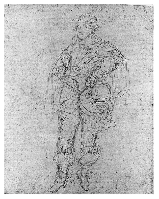 figura maschile (disegno, opera isolata) di Cosway Richard (sec. XVIII)