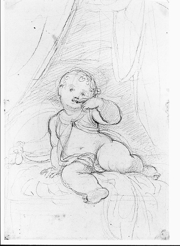 ritratto di bambino (disegno, opera isolata) di Cosway Richard (fine sec. XVIII)