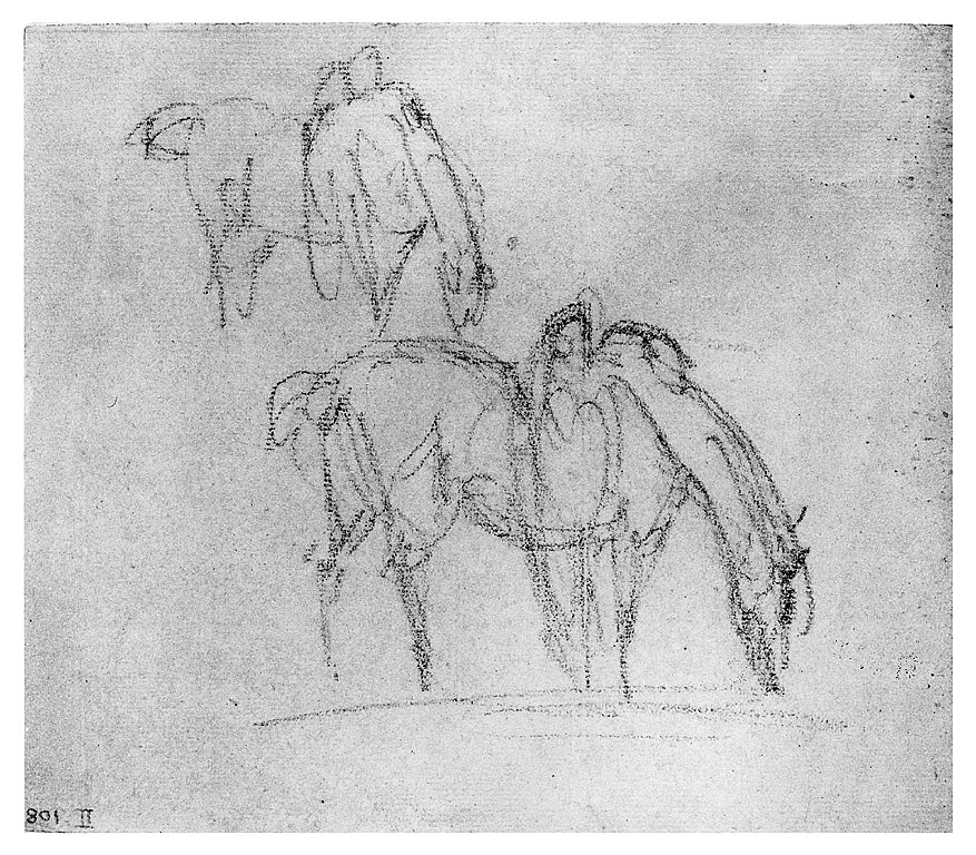 cavalli (disegno, opera isolata) di Cosway Richard (sec. XVIII)