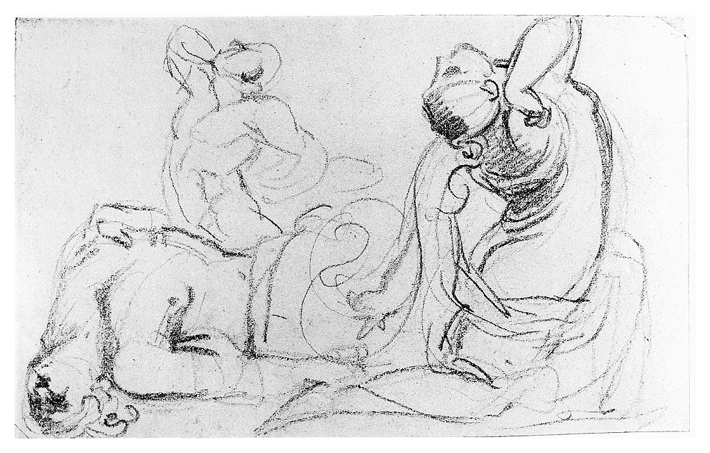 Figure maschili (disegno, opera isolata) di Cosway Richard (fine sec. XVIII)