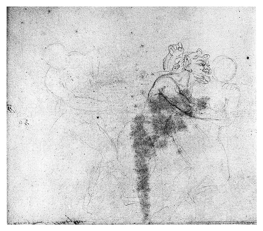 satiro che tenta di abbracciare una ninfa (disegno, opera isolata) di Cosway Richard (fine sec. XVIII)