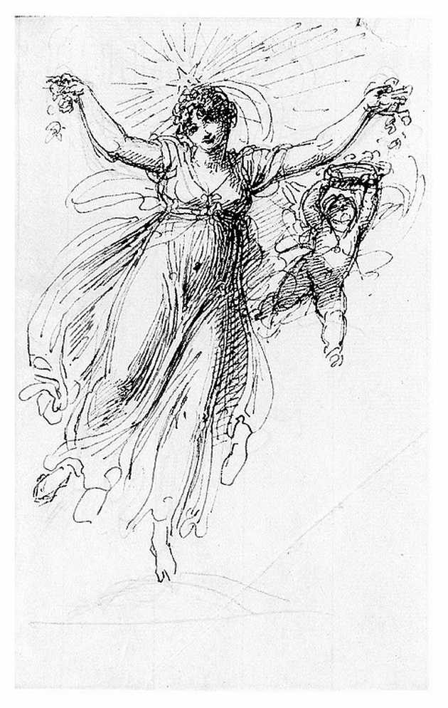 Flora (disegno, opera isolata) di Cosway Richard (fine sec. XVIII)