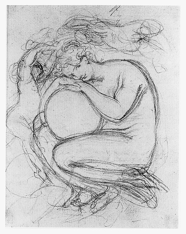 figura femminile con putti (disegno, opera isolata) di Cosway Richard (fine sec. XVIII)