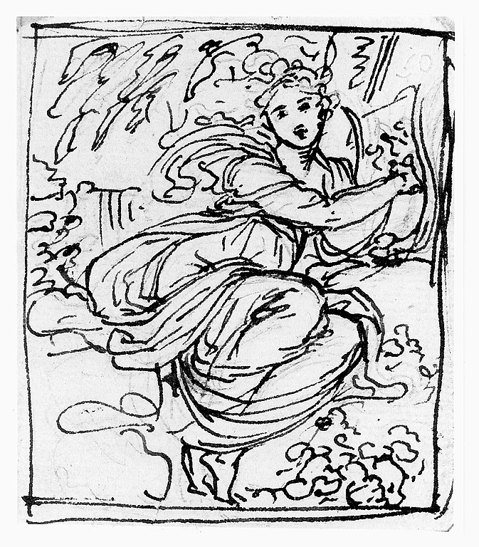 tersicore (disegno, opera isolata) di Cosway Richard (sec. XVIII)