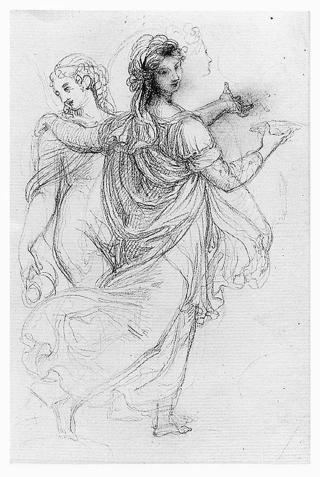 figure femminili (disegno, opera isolata) di Cosway Richard (fine sec. XVIII)