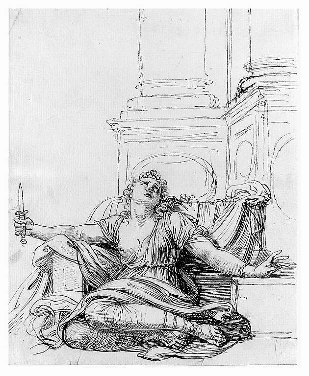 Lucrezia (disegno, opera isolata) di Cosway Richard (sec. XVIII)