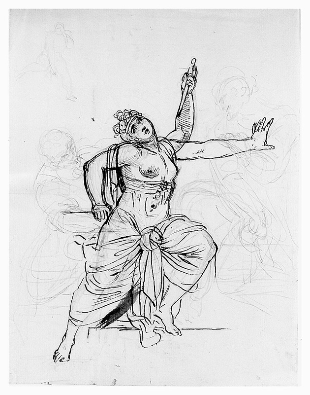 Lucrezia/ sibille (disegno, opera isolata) di Cosway Richard (sec. XVIII)