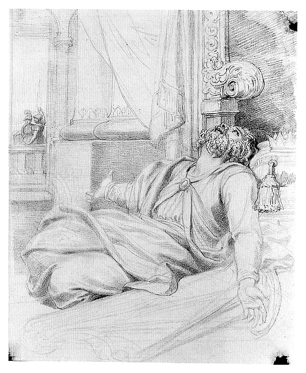 David re (disegno, opera isolata) di Cosway Richard (fine sec. XVIII)