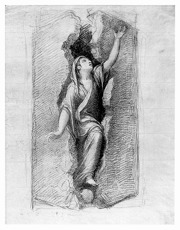 resurrezione di Lazzaro (?) (disegno, opera isolata) di Cosway Richard (sec. XIX)