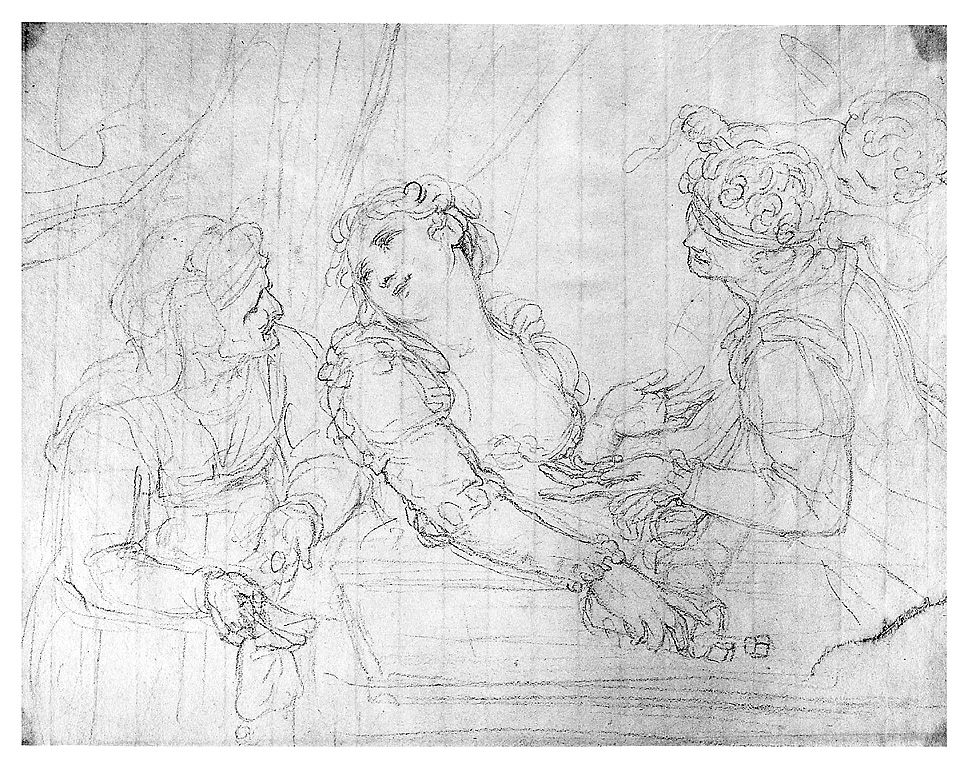 giovani amanti (disegno, opera isolata) di Cosway Richard (sec. XVIII)