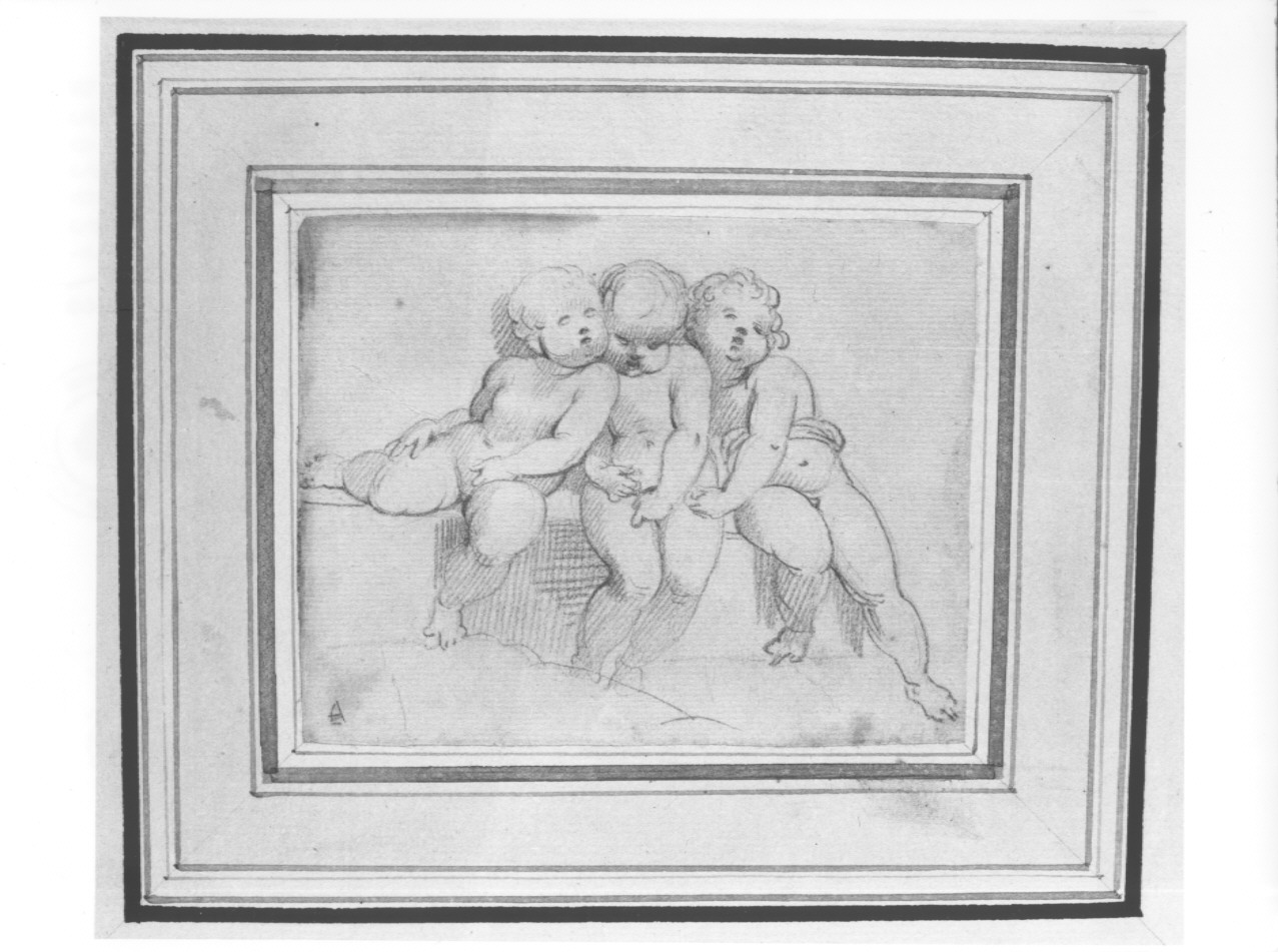 putti (disegno, opera isolata) di Cosway Hadfield Maria (sec. XIX)