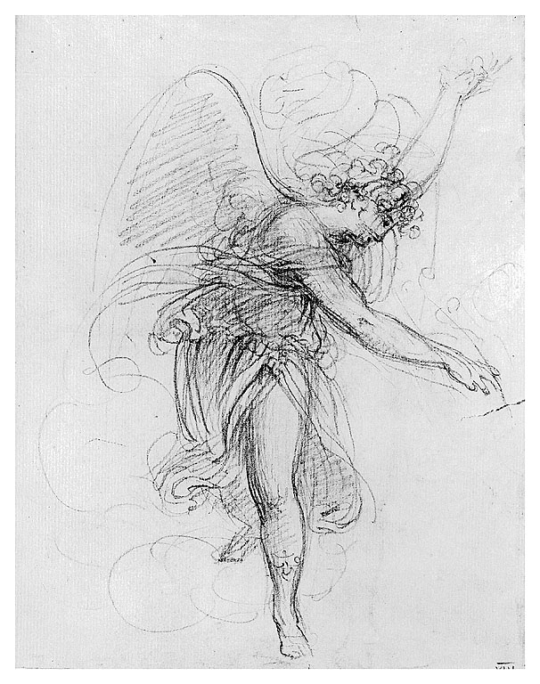 angelo annunciante (disegno, opera isolata) di Cosway Richard (inizio sec. XIX)