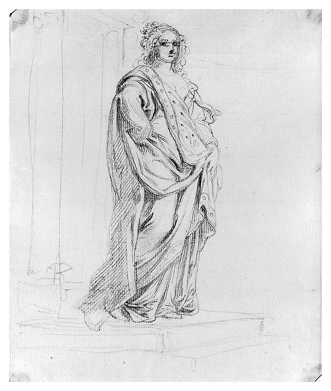 figura femminile (disegno, opera isolata) di Cosway Richard (secc. XVIII/ XIX)