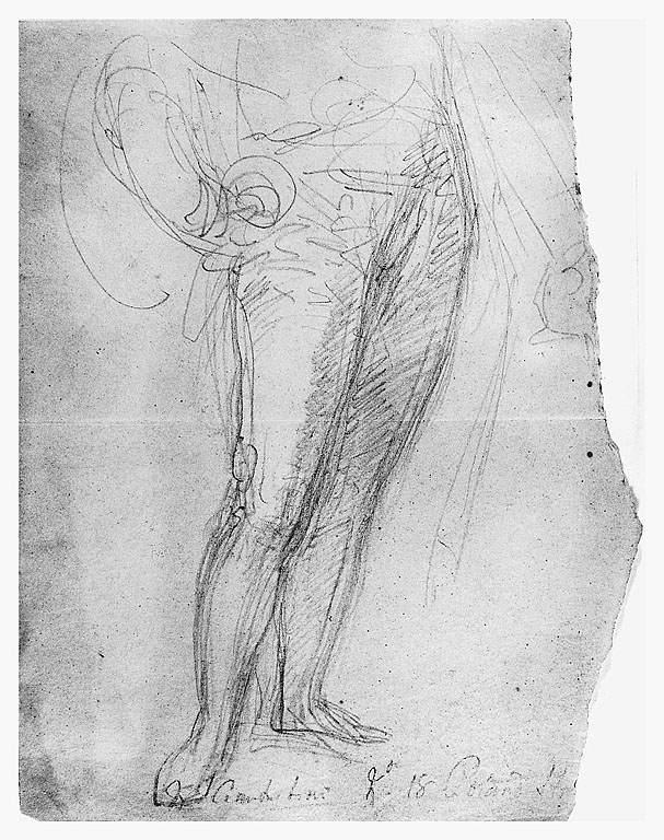 figura maschile (disegno, opera isolata) di Cosway Richard (seconda metà sec. XVIII)