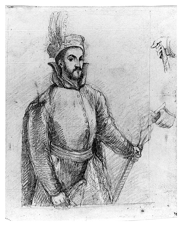 ritratto d'uomo (disegno, opera isolata) di Cosway Hadfield Maria (inizio sec. XIX)