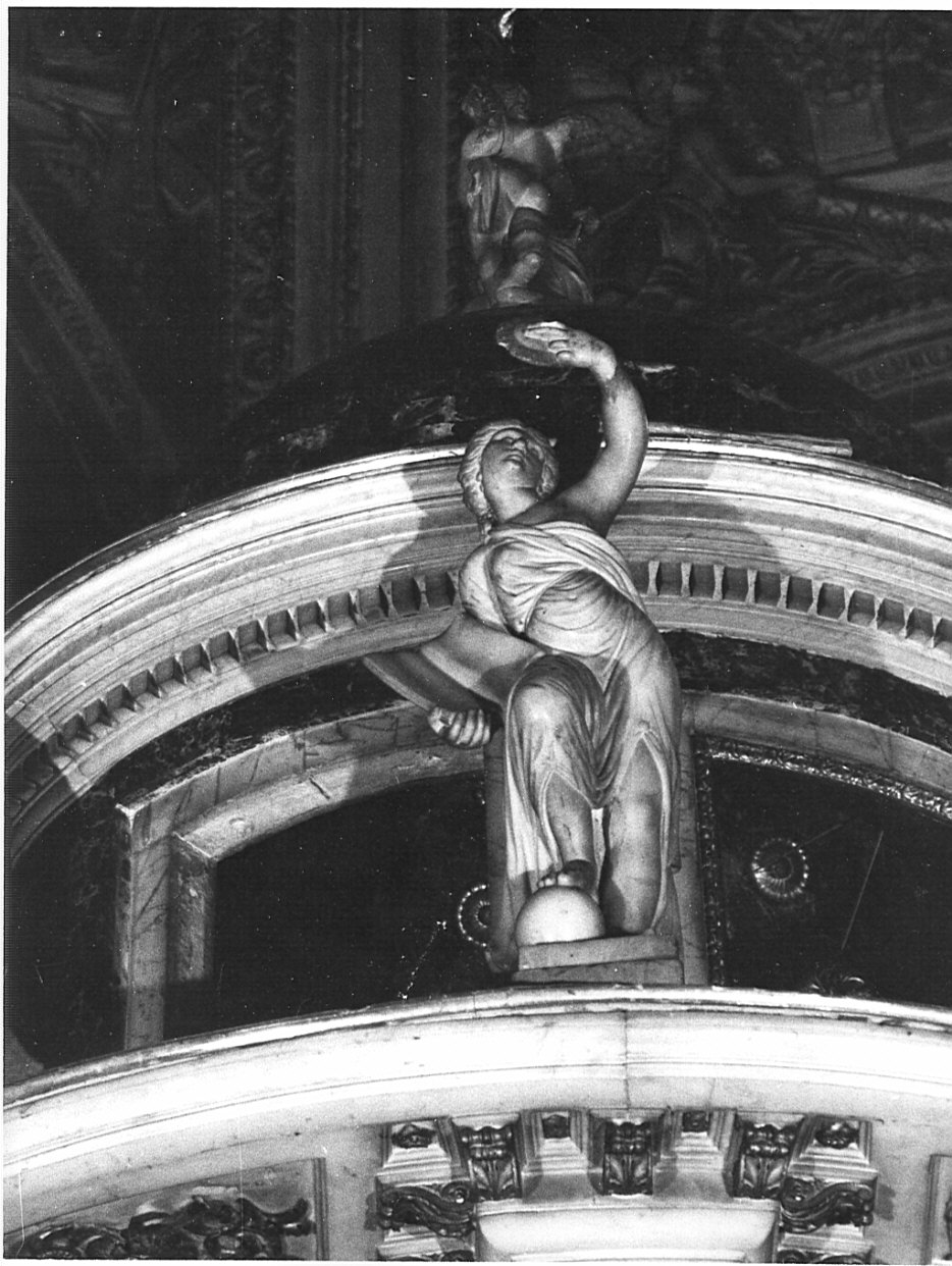 allegoria della Fortezza (scultura, opera isolata) di Mazzucchelli Giuseppe (fine sec. XVIII)
