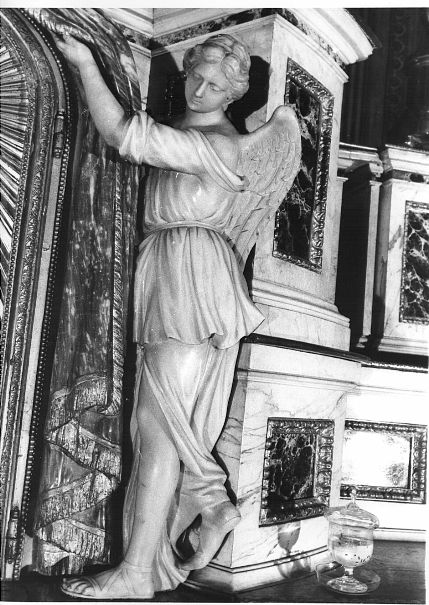 angelo (scultura, elemento d'insieme) di Manni Pietro Giacomo di Cazzaniga (sec. XVIII)