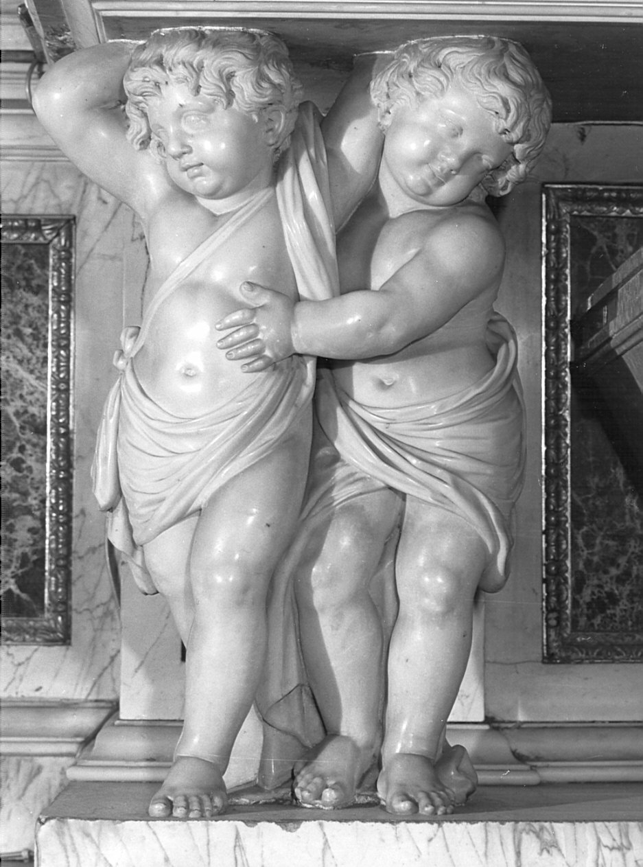 putti (scultura, opera isolata) di Mazzucchelli Giuseppe (fine sec. XVIII)
