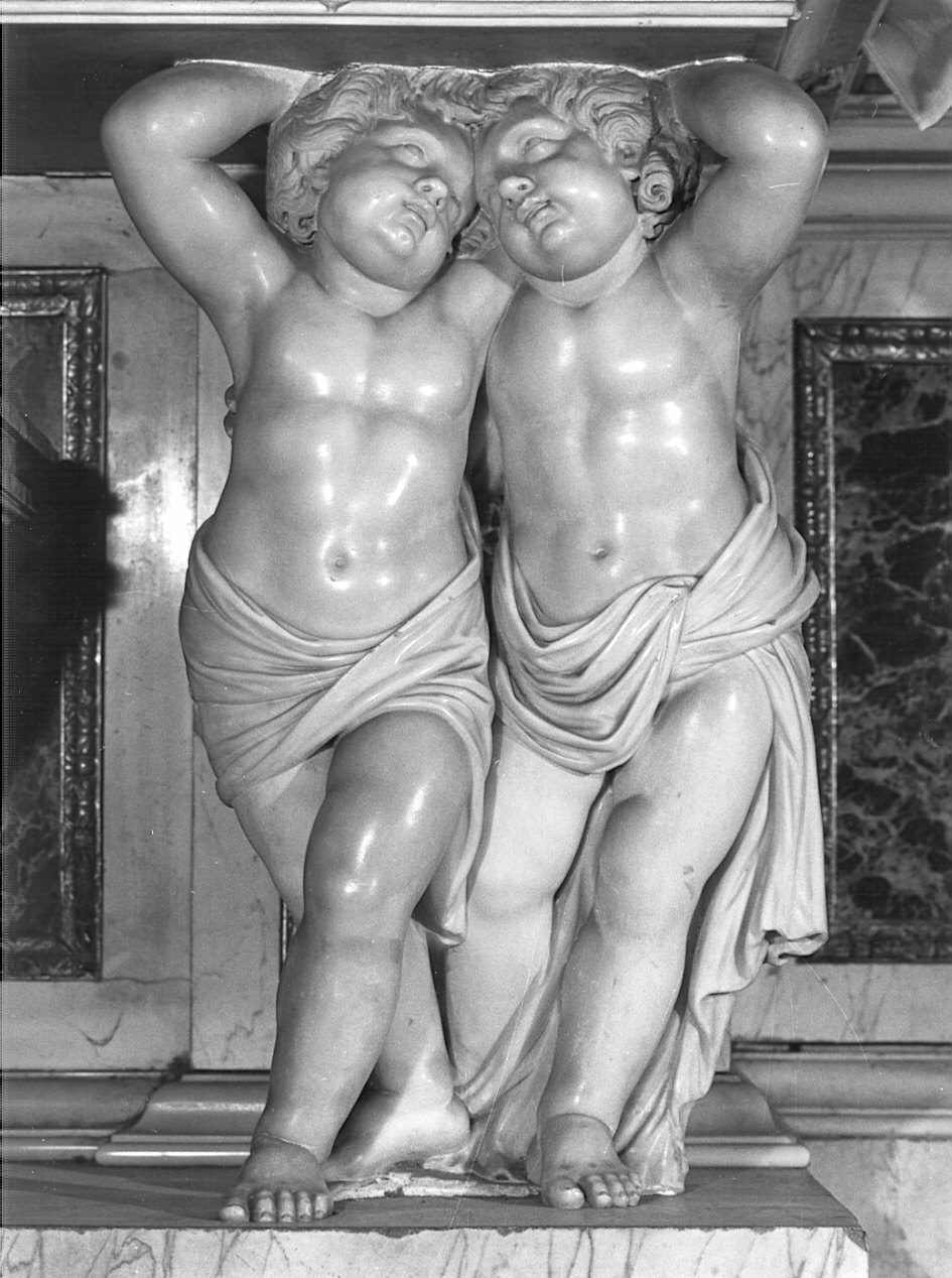 putti (scultura, opera isolata) di Mazzucchelli Giuseppe (fine sec. XVIII)