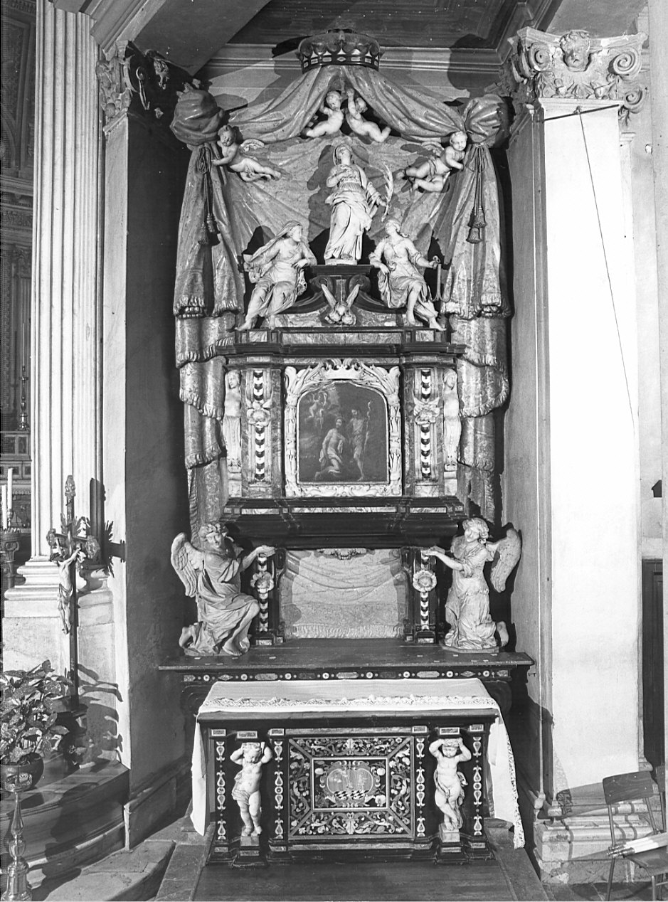 altare, opera isolata di Mazzetti Pietro (inizio sec. XVIII)