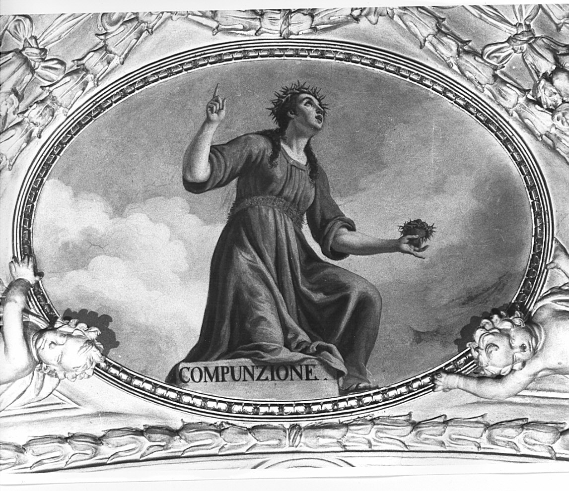 allegoria della compunzione (dipinto, ciclo) di Orelli Vincenzo Angelo (fine sec. XVIII)