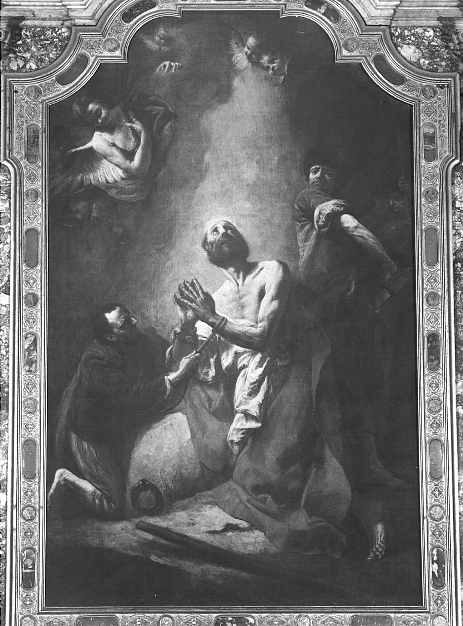 martirio di San Cristoforo (dipinto, opera isolata) di Piazzetta Giovanni Battista, Angeli Giuseppe (sec. XVIII)