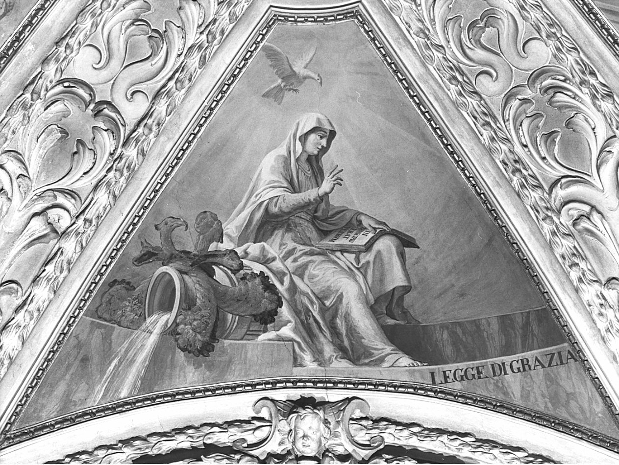 Legge di grazia (dipinto, ciclo) di Orelli Vincenzo Angelo (fine sec. XVIII)