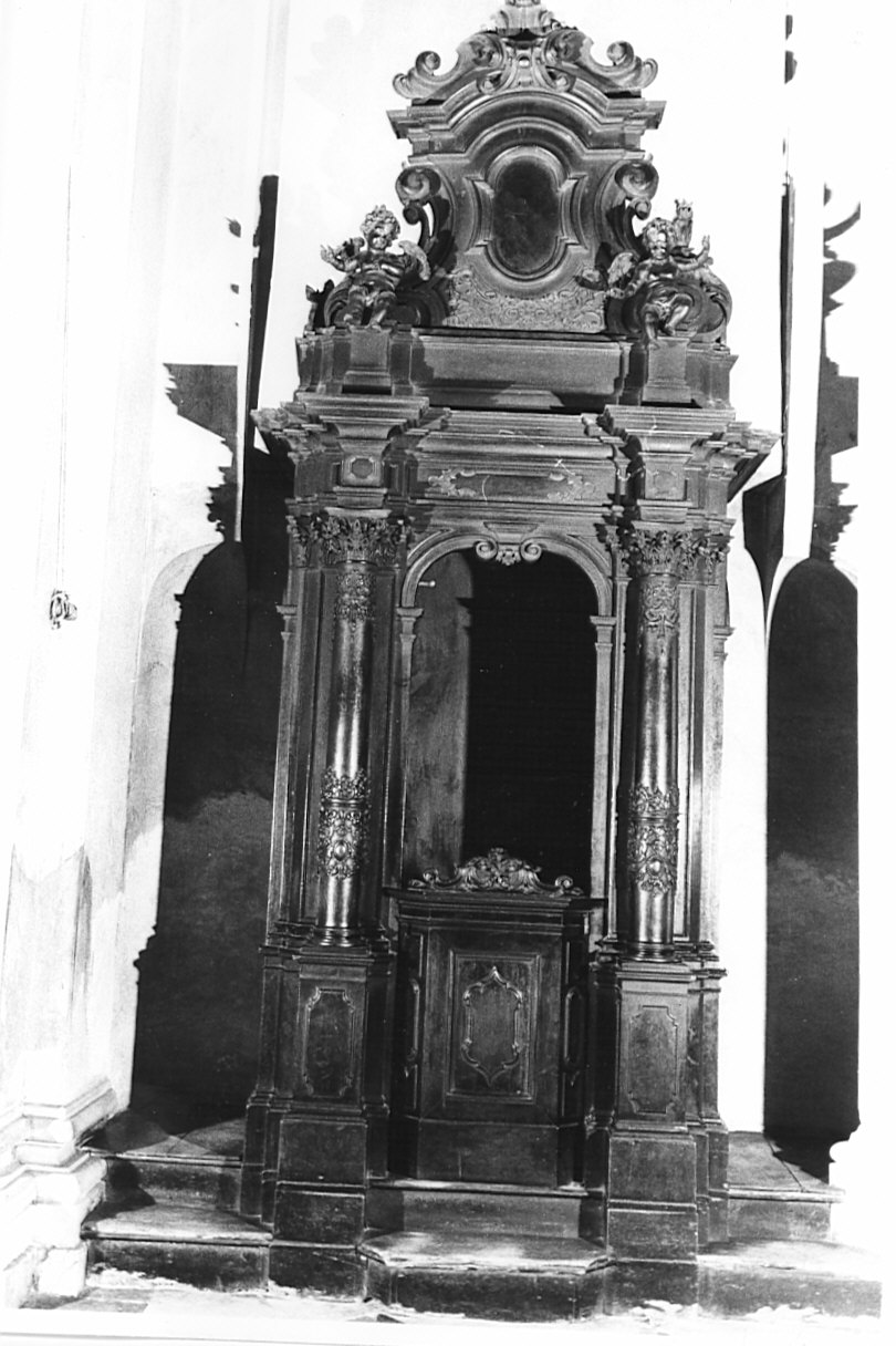 confessionale, opera isolata di Caniana Giacomo Martino (scuola) (seconda metà sec. XVIII)