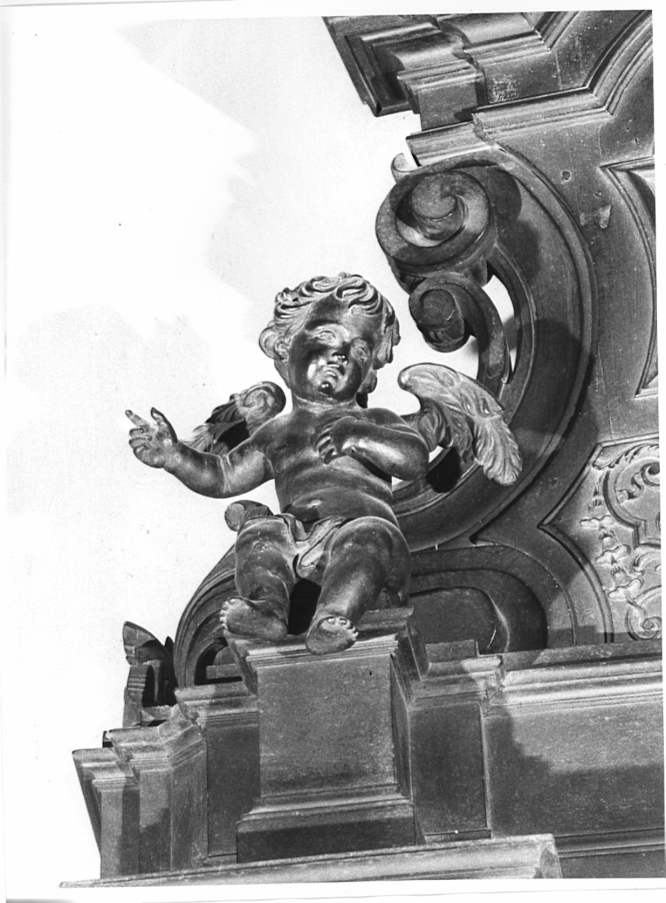 angelo (scultura, elemento d'insieme) di Fantoni Andrea (scuola) (seconda metà sec. XVIII)