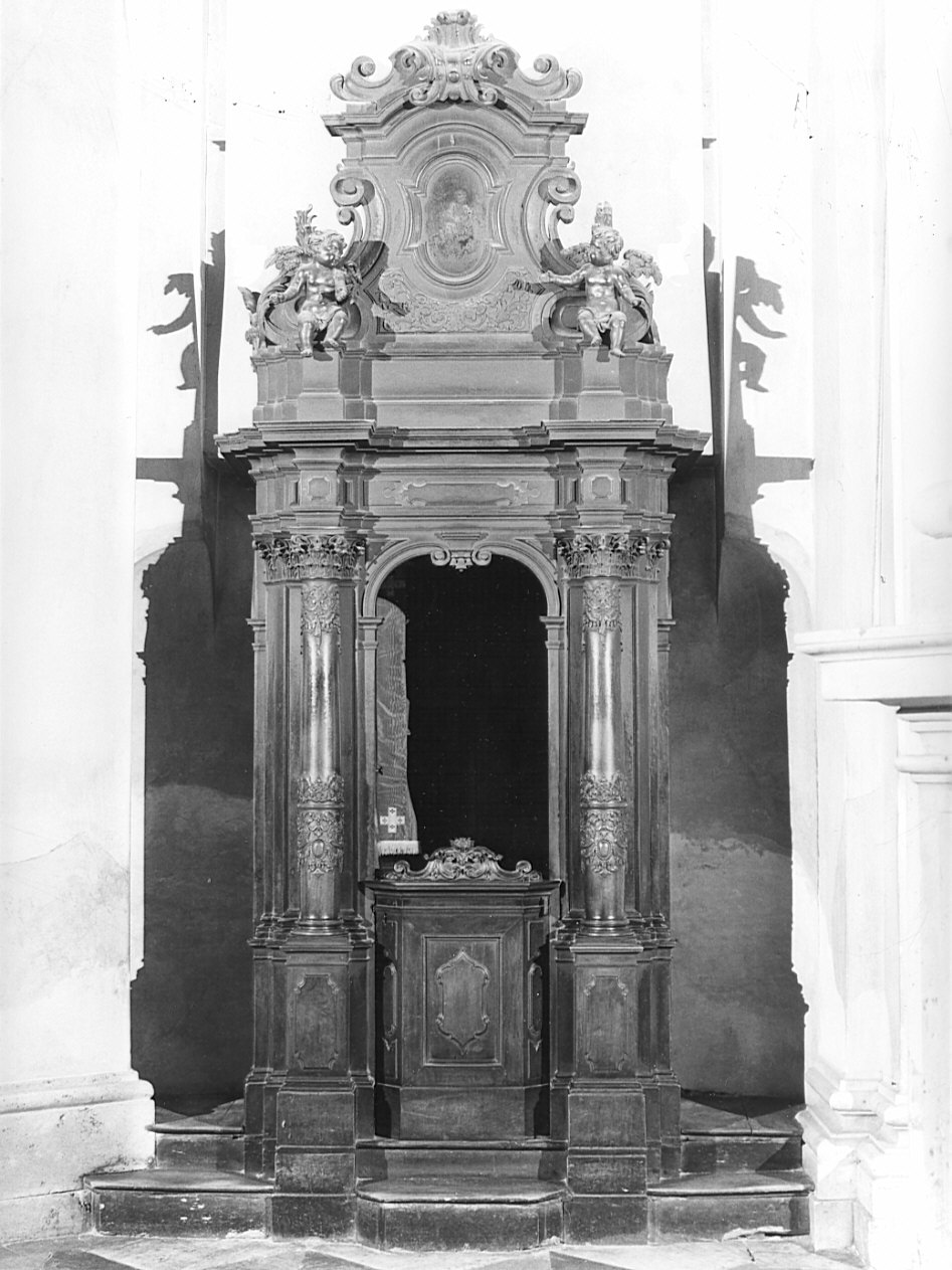 confessionale, opera isolata di Caniana Giacomo Martino (scuola) (seconda metà sec. XVIII)