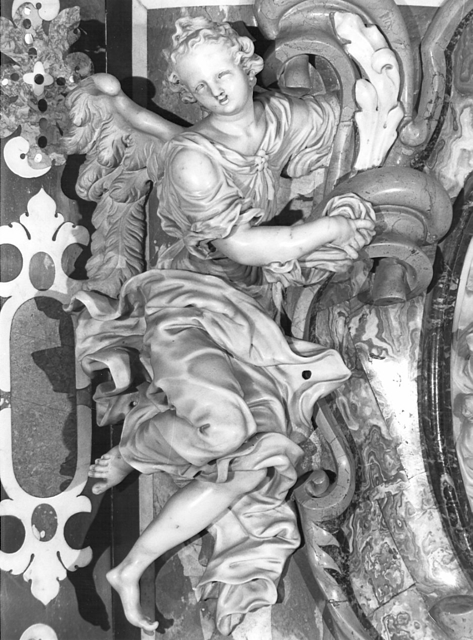 angelo (scultura, elemento d'insieme) di Fantoni Andrea (scuola) (metà sec. XVIII)