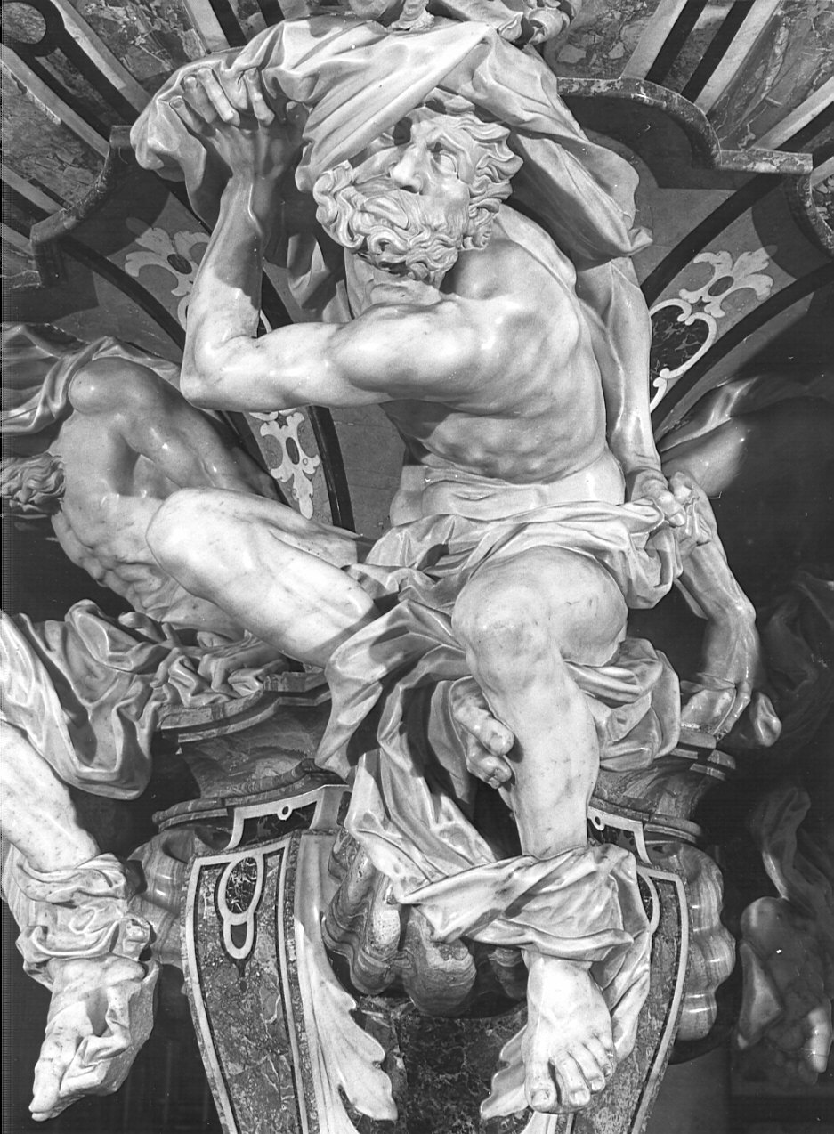 telamone (scultura, elemento d'insieme) di Fantoni Andrea (sec. XVIII)