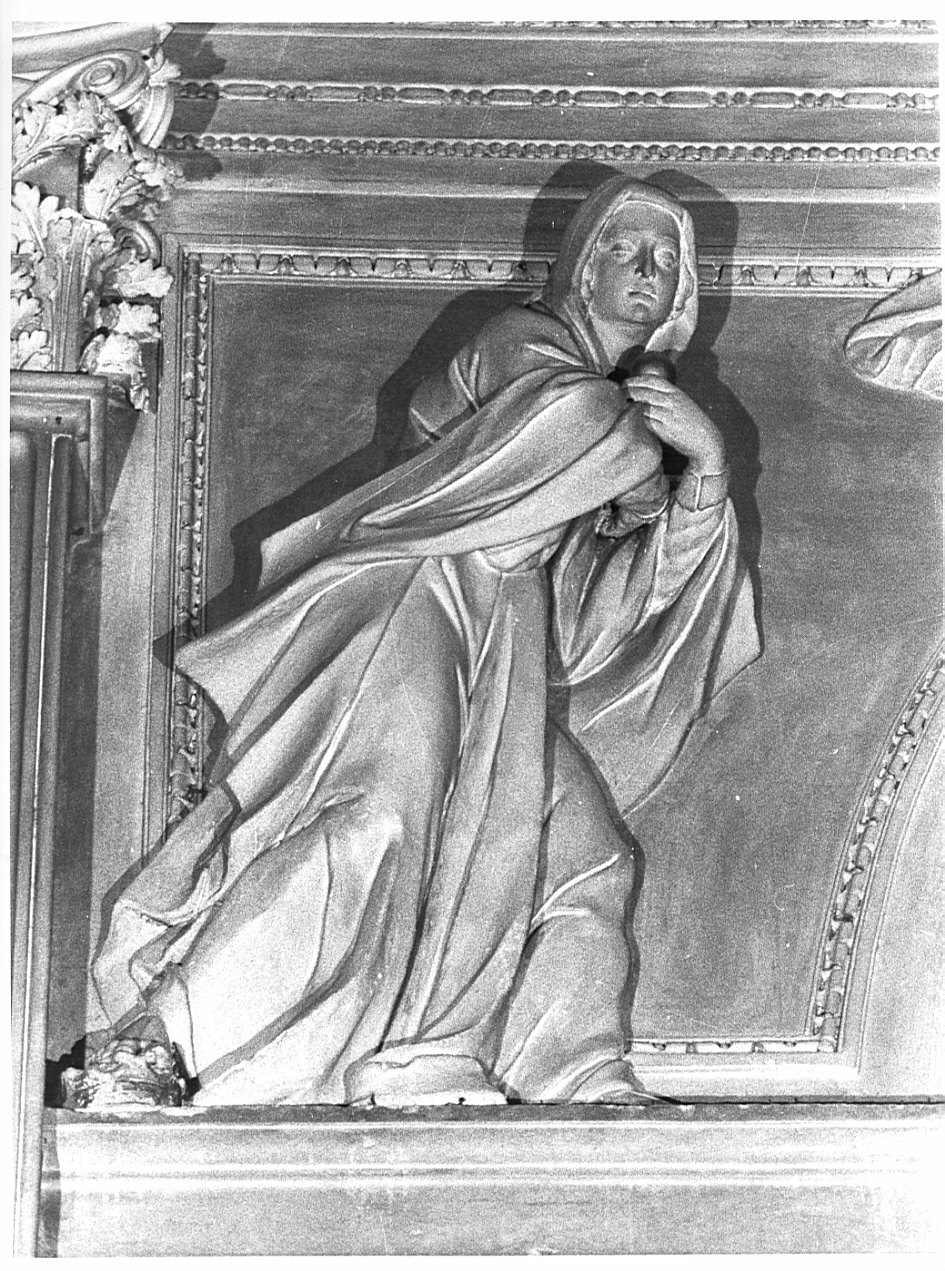 allegoria del disprezzo del mondo (rilievo, opera isolata) di Sala Giovanni Angelo (terzo quarto sec. XVII)