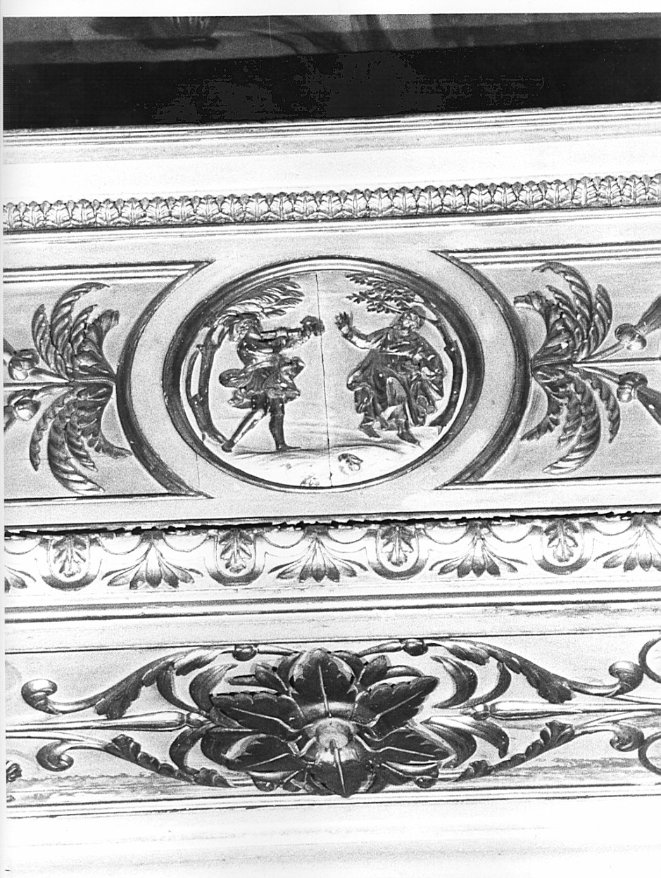 David e Samuele (rilievo, elemento d'insieme) di Caniana Giacomo Martino (scuola) (fine sec. XVIII)