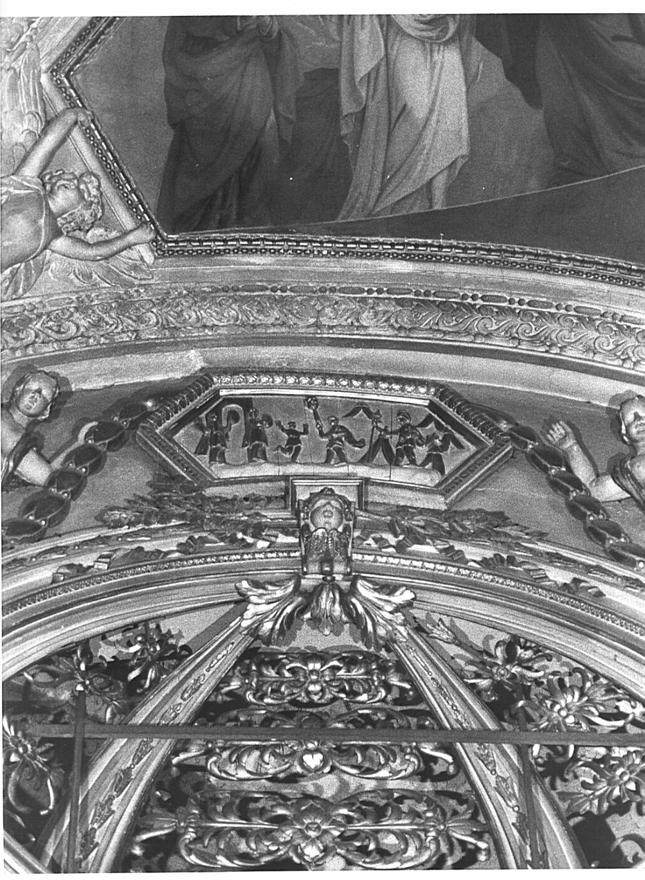 David con la testa di Golia (rilievo, opera isolata) di Caniana Giacomo Martino (scuola) (fine sec. XVIII)