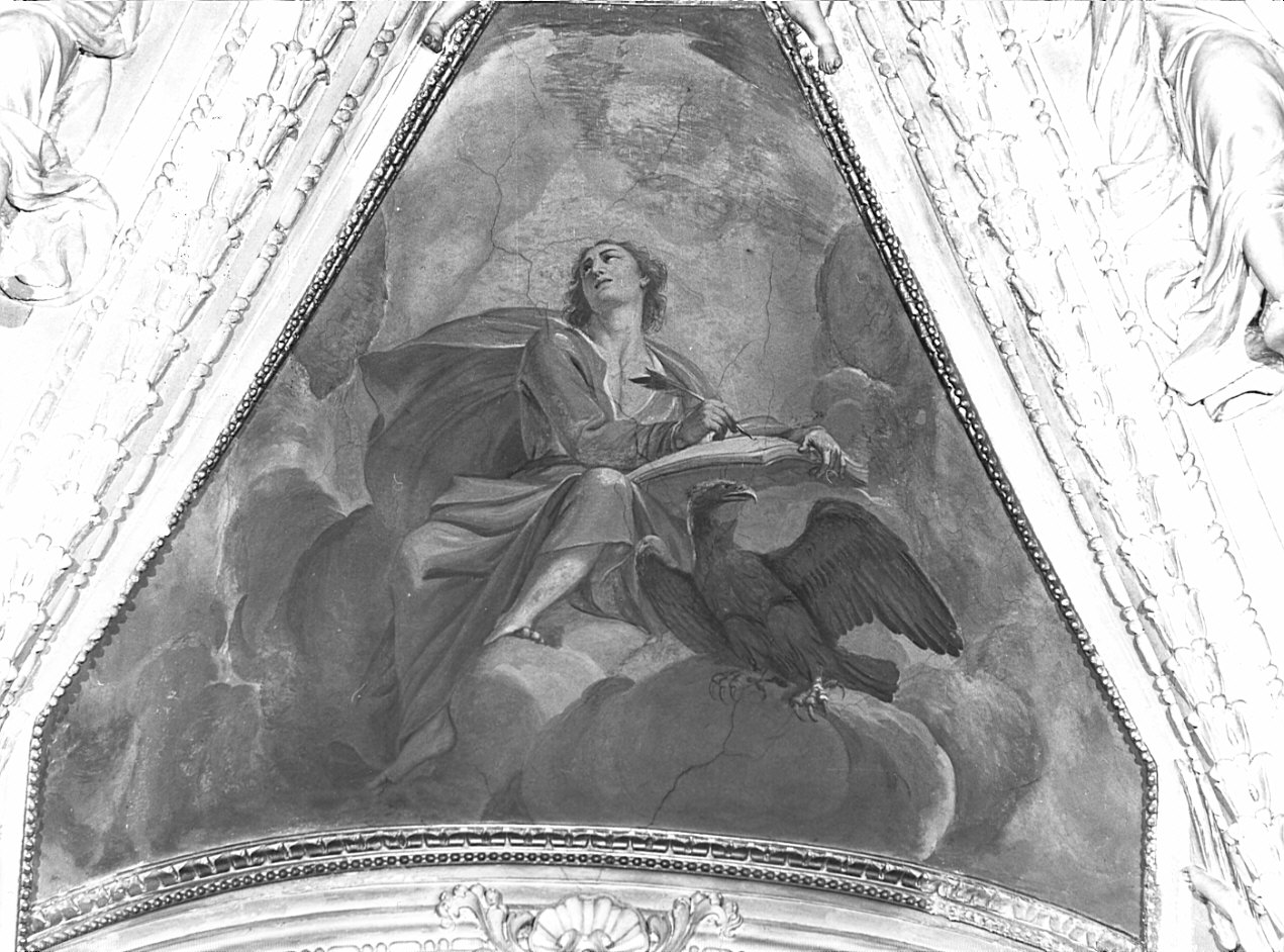 San Giovanni Evangelista (dipinto, ciclo) di Pozzi Giuseppe (fine sec. XVII)