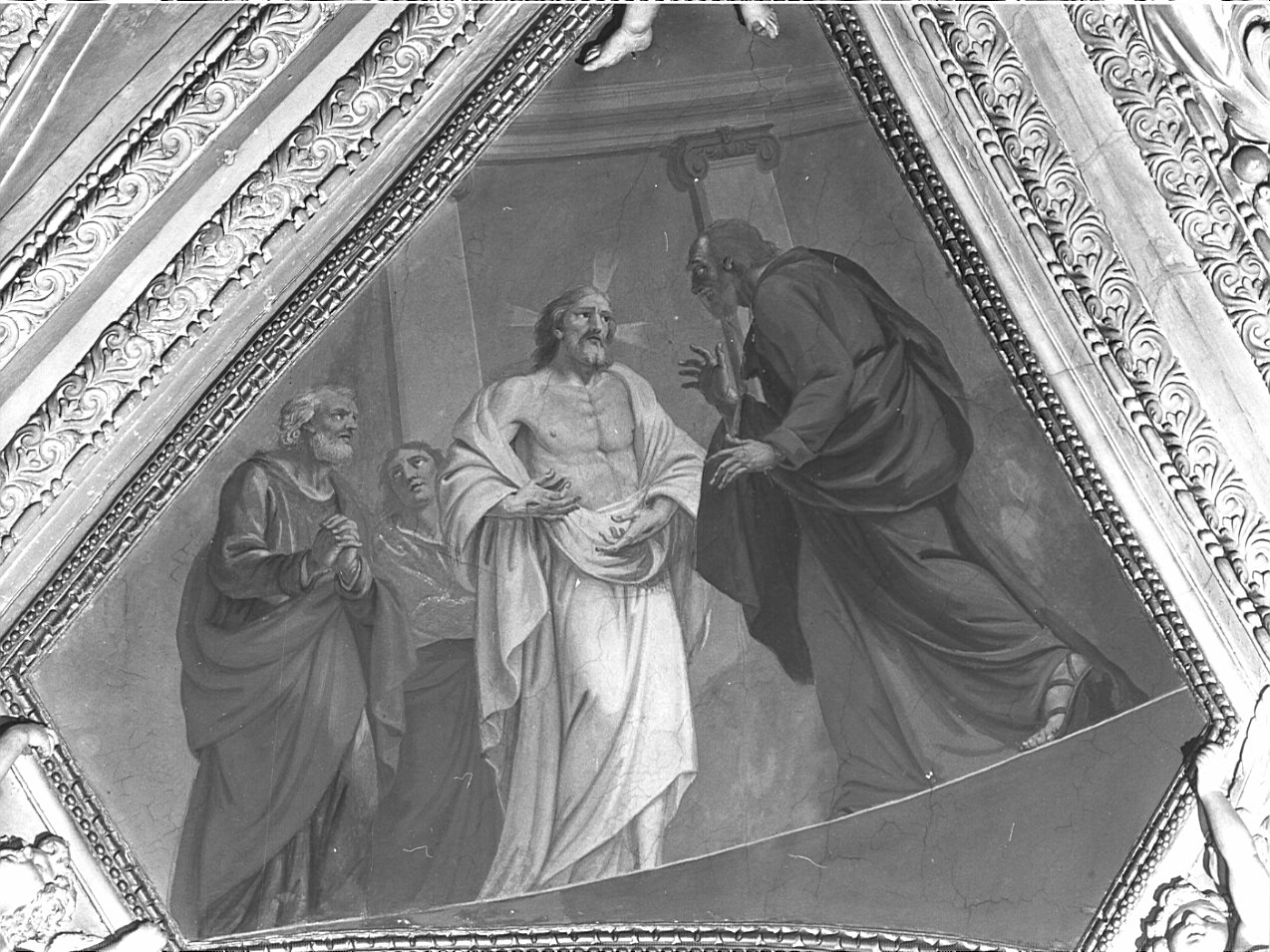 incredulità di San Tommaso (dipinto, ciclo) di Pozzi Giuseppe (fine sec. XVII)