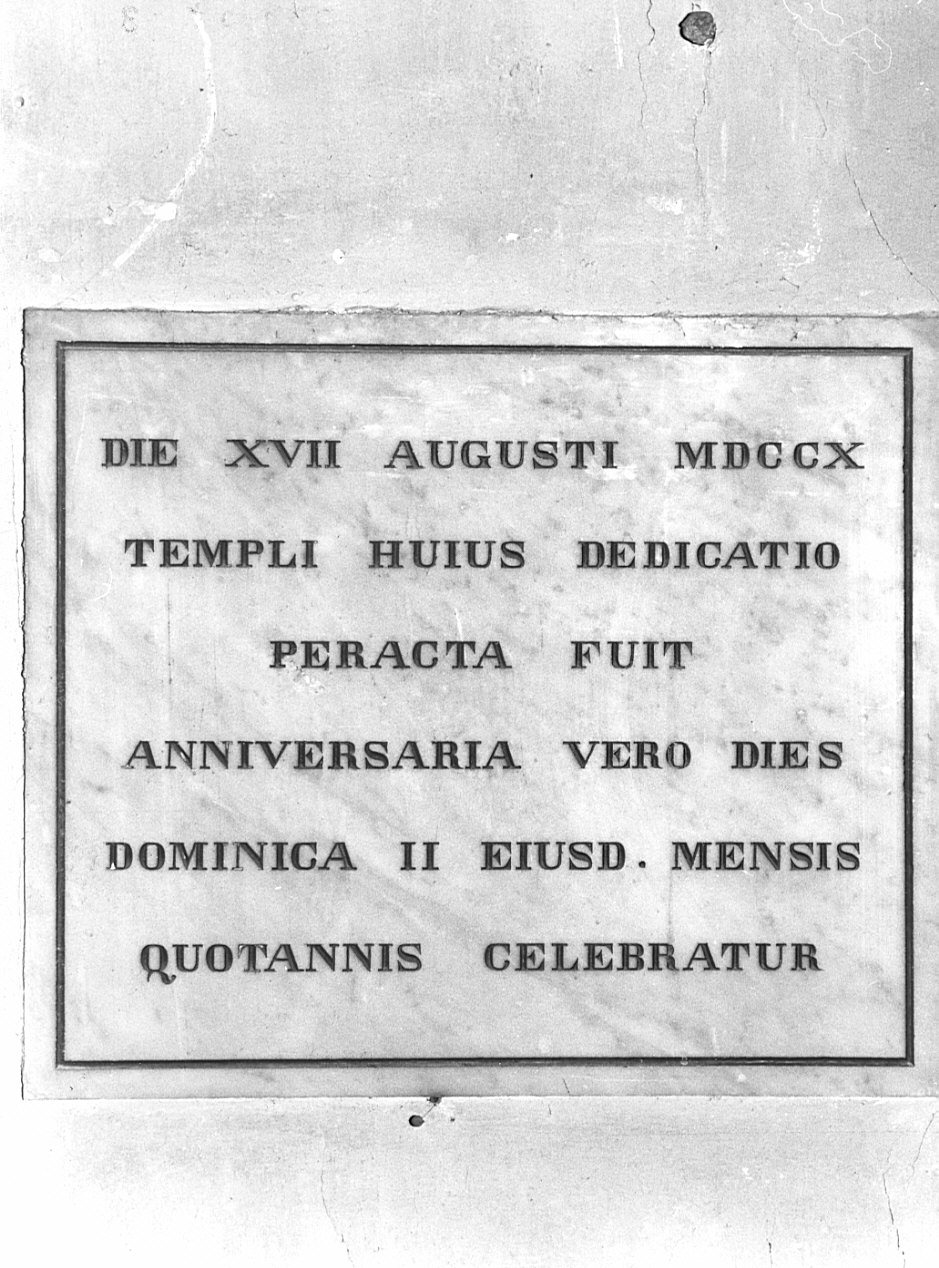 lapide commemorativa, opera isolata - bottega lombarda (sec. XX)