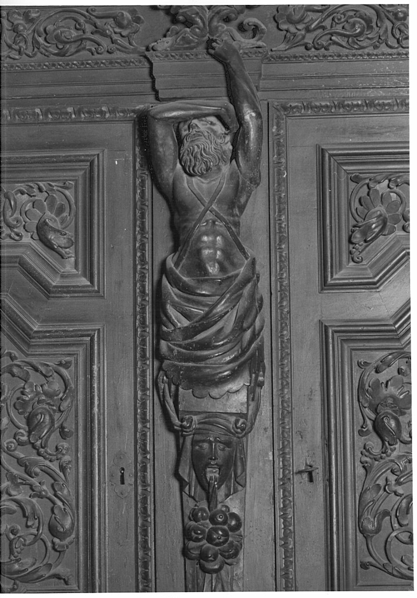 cariatide (scultura, elemento d'insieme) di Fantoni Grazioso il Vecchio (bottega) (sec. XVII)