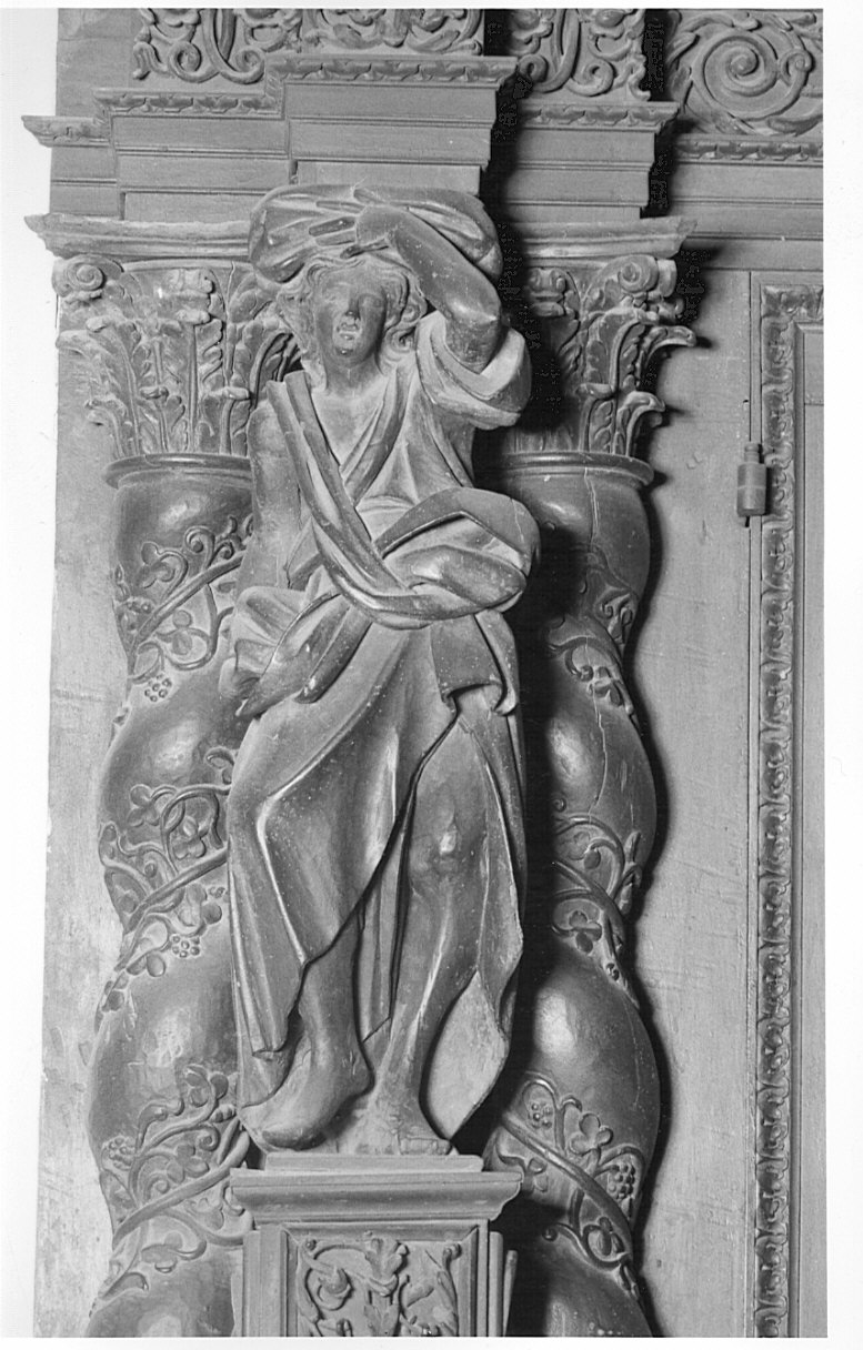 cariatide (scultura, elemento d'insieme) di Fantoni Grazioso il Vecchio (bottega) (sec. XVII)