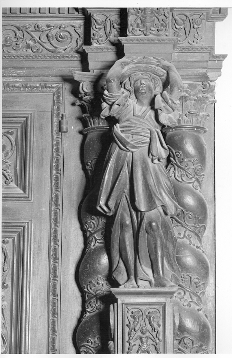 cariatide (scultura, elemento d'insieme) di Fantoni Grazioso il Vecchio (bottega) (sec. XVII)