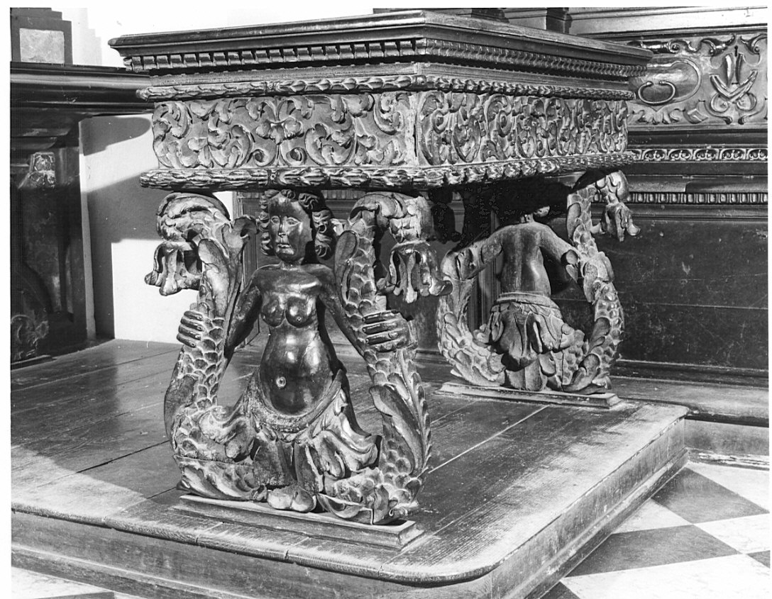 tavolo, opera isolata di Fantoni Grazioso il Vecchio (bottega) (seconda metà sec. XVII)