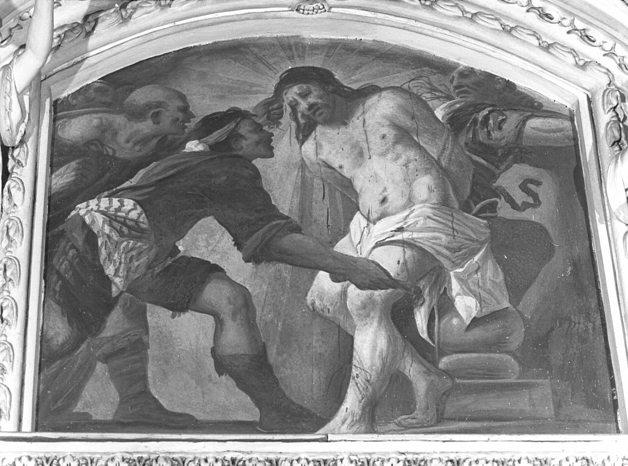 flagellazione di Cristo (dipinto, opera isolata) di Cifrondi Antonio (fine sec. XVII)