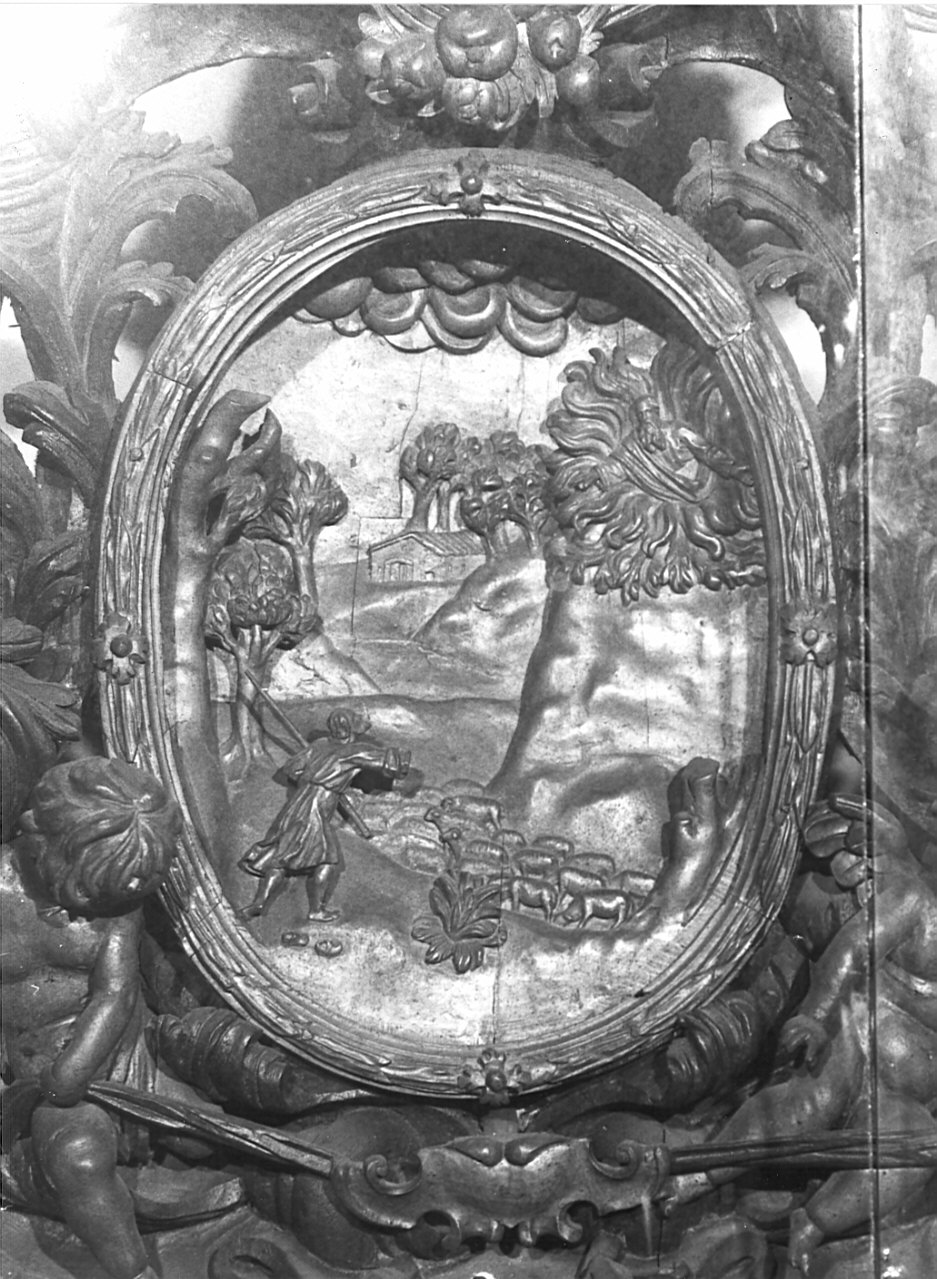 Martirio di San Andrea, martirio di San Paolo (scultura, complesso decorativo) di Fantoni Andrea (e aiuti) (secc. XVII/ XVIII)