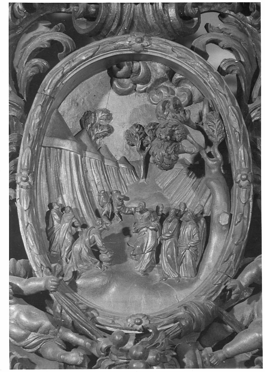 caduta della manna (scultura, complesso decorativo) di Fantoni Andrea (e aiuti) (secc. XVII/ XVIII)