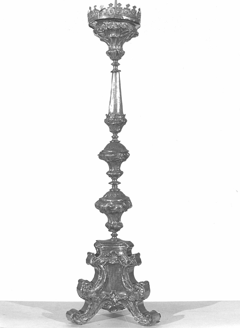 candeliere, serie - bottega lombarda (fine sec. XVIII)